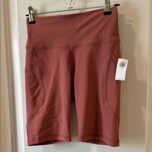 NWT Old Navy Women's High-Rise Bike Shorts - Rust Size XS Powersoft